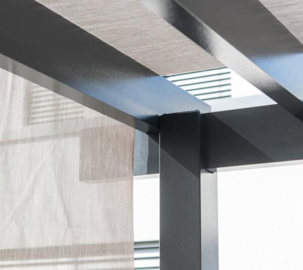Yamba 1016 | Metall Pergola mit Sonnensegel | 3x5 m