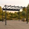 Lazio Pergola | Aluminium Terrassen Überdachung | 3x3 | schwarz