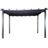 Lazio Pergola | Aluminium Terrassen Überdachung | 3x3 | schwarz