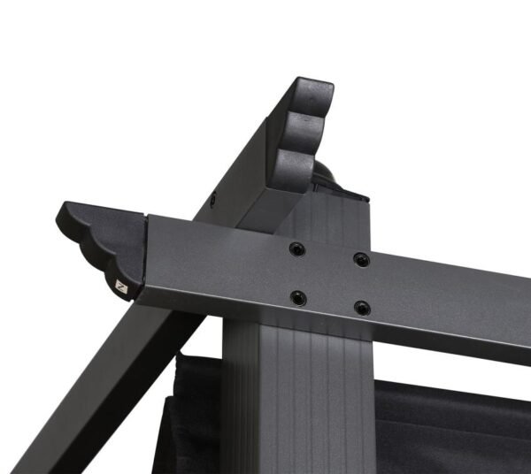 Lazio Pergola | Aluminium Terrassen Überdachung | 3x3 | schwarz
