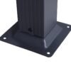 Lazio Pergola | Aluminium Terrassen Überdachung | 3x3 | schwarz