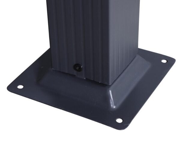 Lazio Pergola | Aluminium Terrassen Überdachung | 3x3 | schwarz