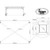 B-WARE Aluminium Pergola Florenz 1116 | Holzoptik hellbraun/braun | 350x505x236 cm