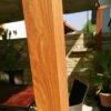 Aluminium Pergola Florenz 1116 | Holzoptik hellbraun/braun | 350x505x236 cm