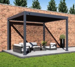 Grand Tuscan 1012 | Aluminium Pergola mit Lamellendach | 3x4 m