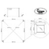 Aluminium Pergola Florida 1111 | Weiß | 350x350x235 cm