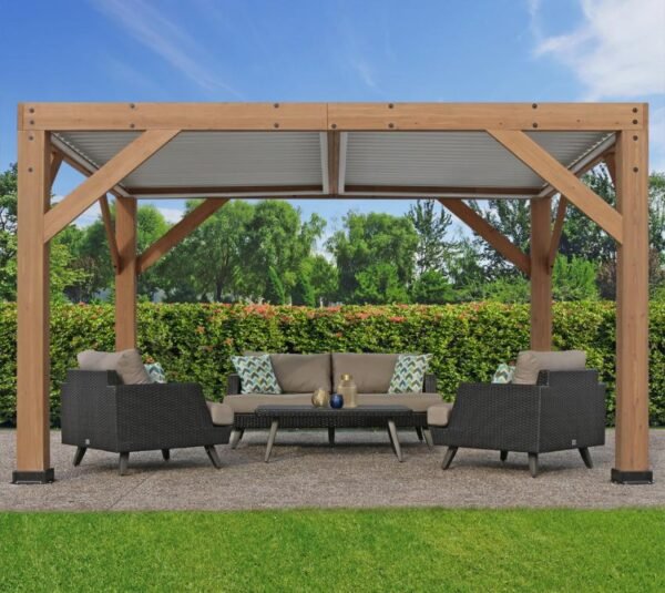 B-WARE Karl 1311 | Pergola mit Lamellendach Karl | 4x3 m