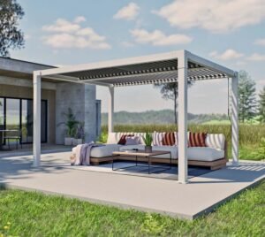 Hana 1013 | Aluminium Pergola mit Lamellendach | 3x4 m